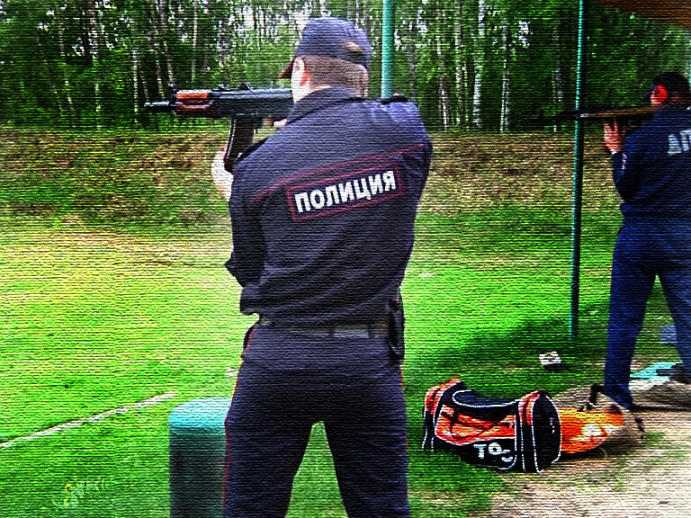 Хорошая физическая подготовка полицейских - залог безопасности на улицах...