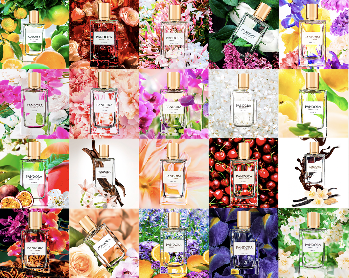 В ряду селективных ароматов Pandora 20 ароматов. Затронуты все направления, а потому найти аромат по душе сможет каждый.