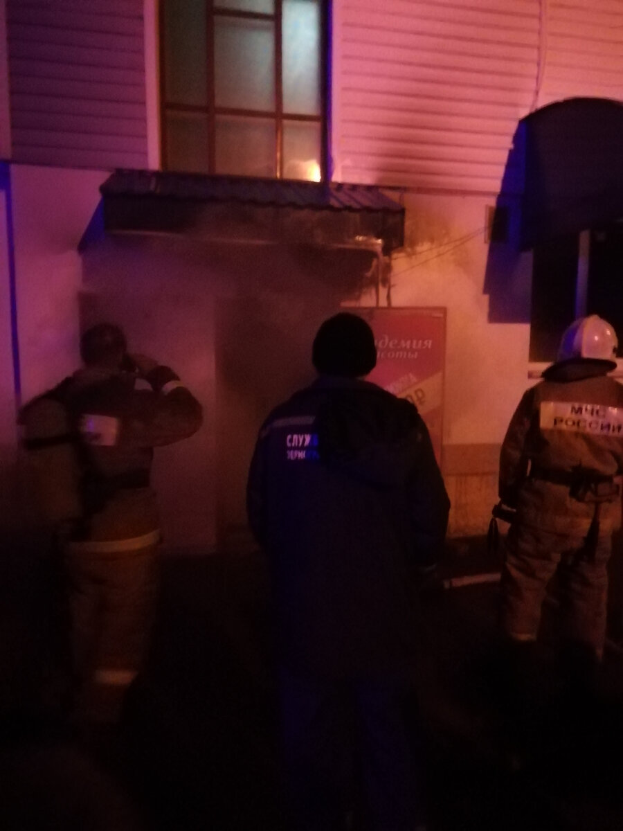 К этому моменту уже все было почти потушено. 