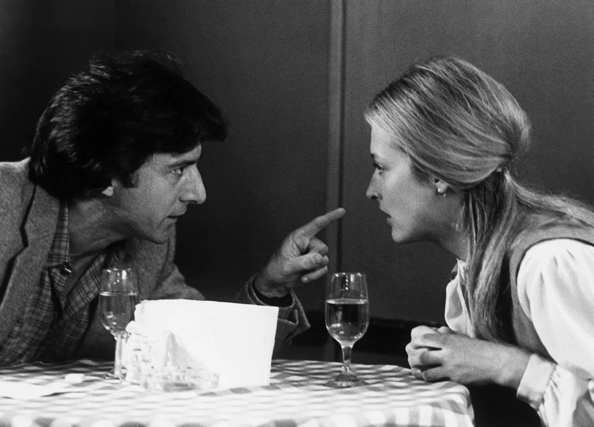 ДАСТИН ХОФФМАН И МЭРИЛ СТРИП В ФИЛЬМЕ "КРАМЕР ПРОТИВ КРАМЕРА" (1979) 