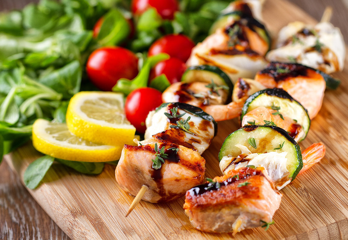     10 рецептов шашлыка из рыбы, морепродуктов и овощей