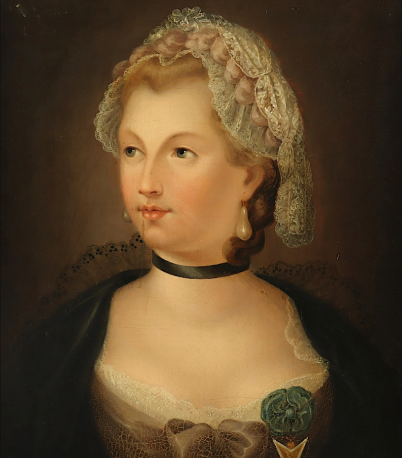 Портрет кавалера д’Эона с гравюры. 