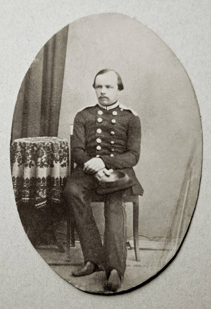 Ф.М. Достоевский. 1858 или 1859. Фотография Соломона (Шлеймы) Лейбина.