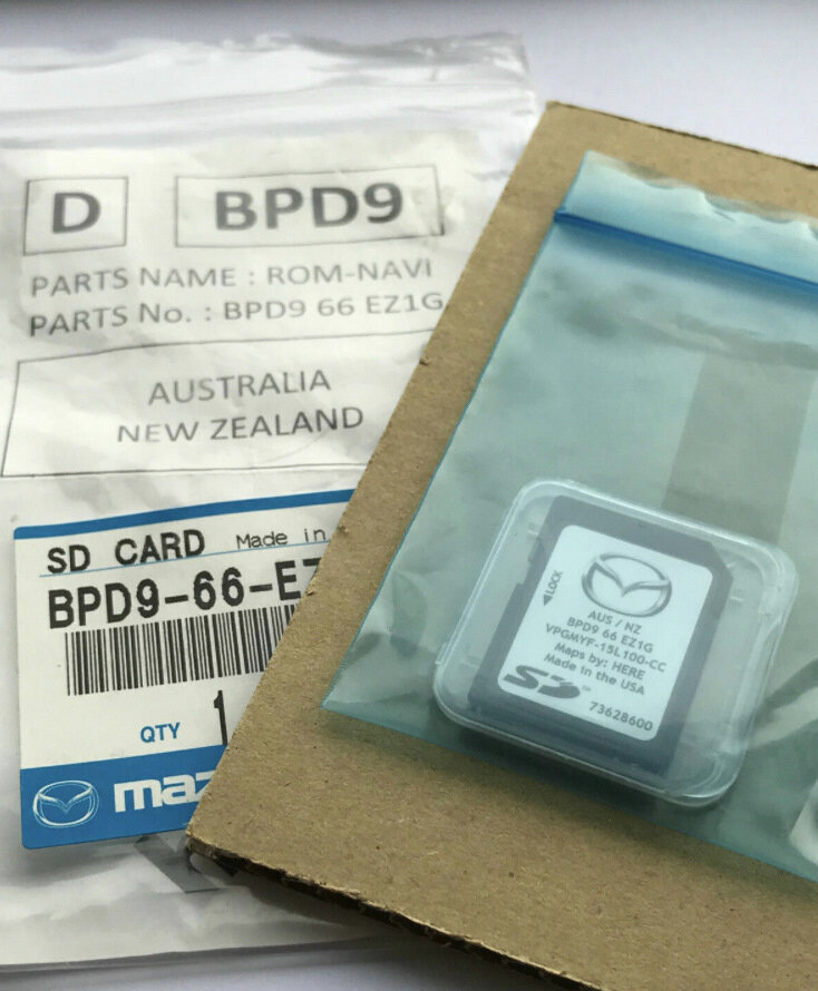 Упаковка оригинальной SD-карты 