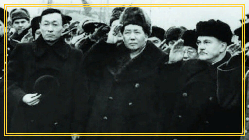 Мао с визитом в Москве. 1949 год. Яндекс картинки