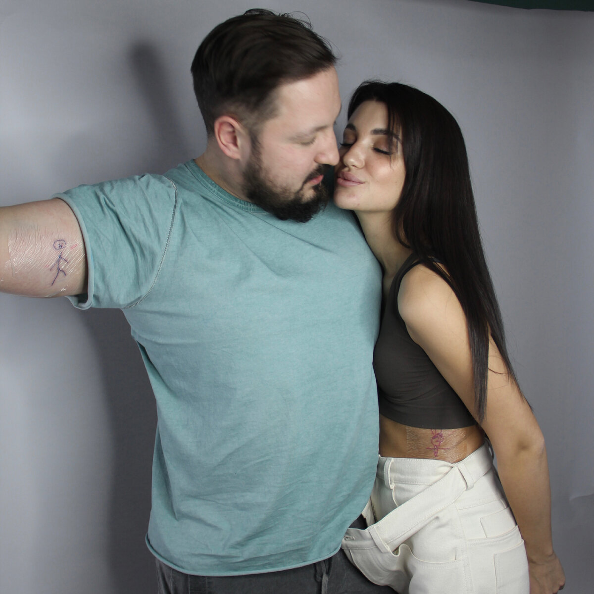 Герои нашей истории - Ануки и Виталий