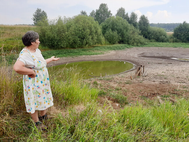 Вот так выглядело Гусевское озеро в августе прошлого, 2022 года. Вода почти полностью ушла под землю