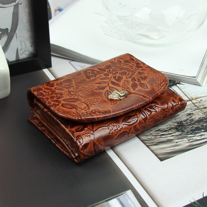 Коричневый кошелёк для рождённых в день Дерева. 