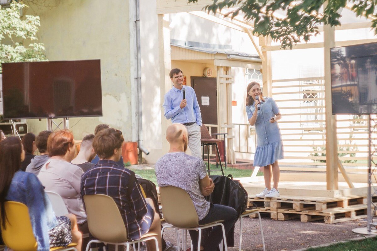 Это мы на городском фестивале "Рельсы Фест" в 2020 рассказываем про малые города