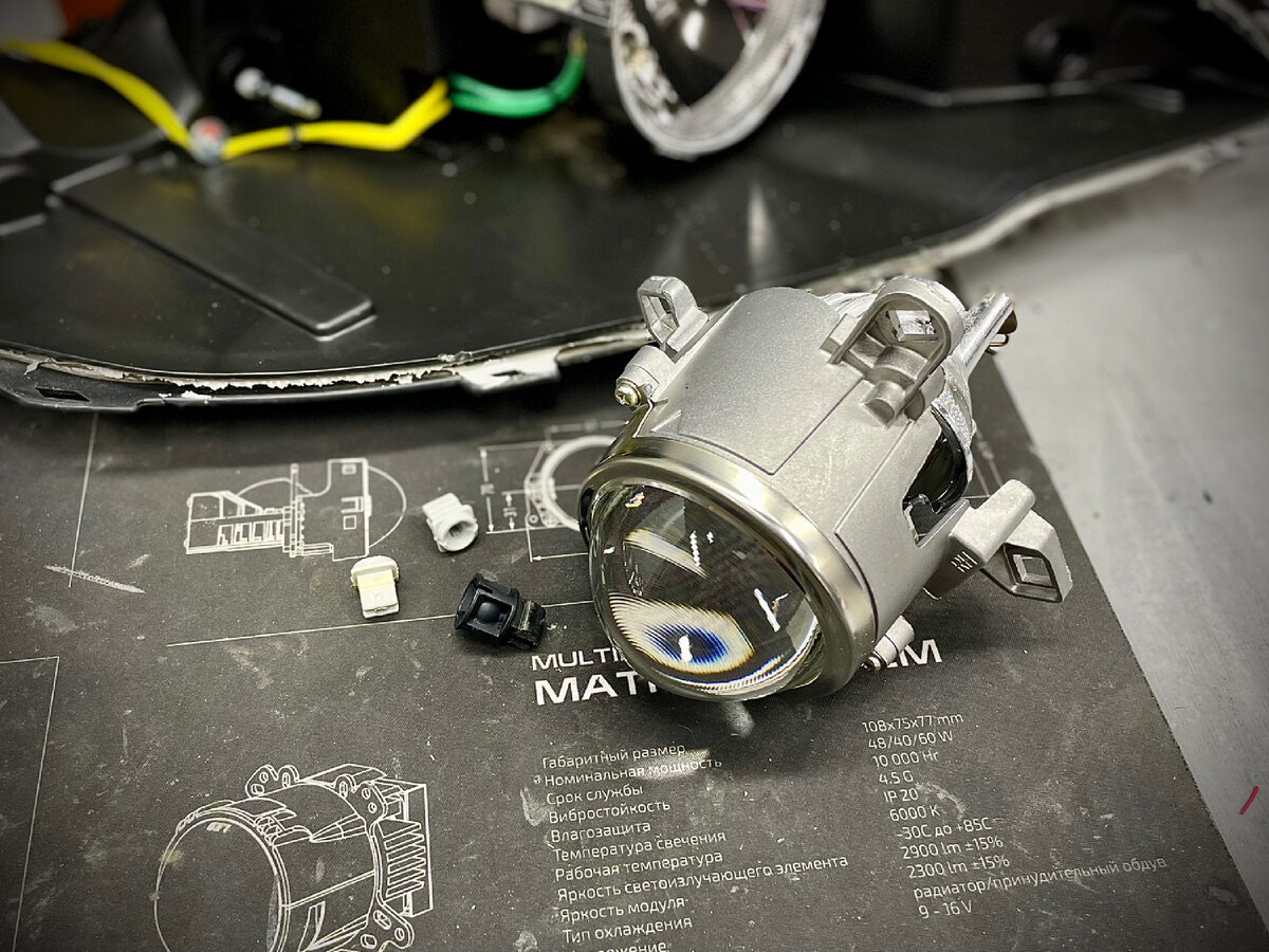 Как улучшить свет Саньенг Кайрон? Меняем галогеновые линзы в фарах на ...