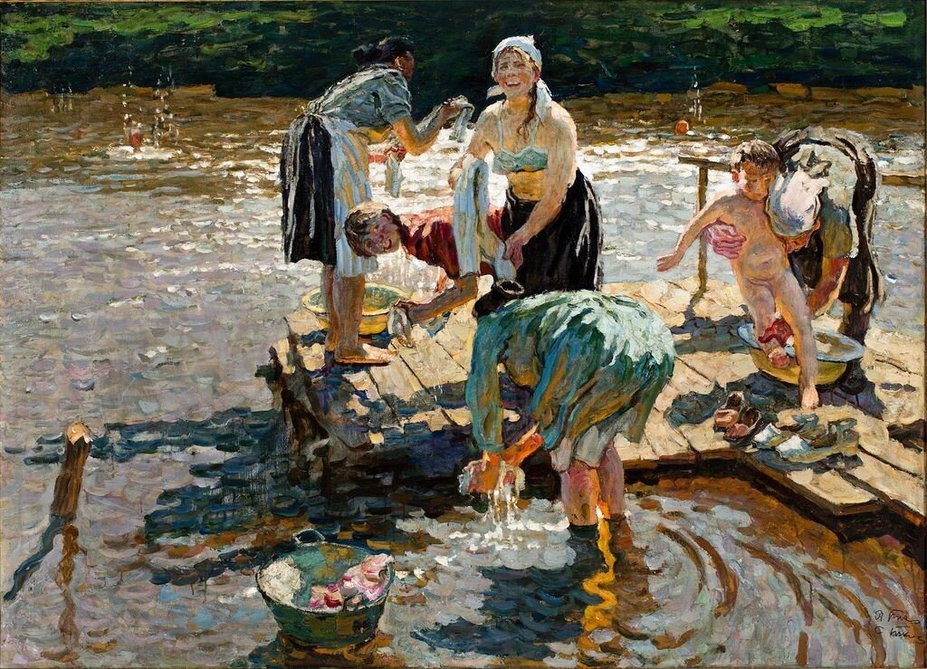 "Лето"     художники Сергей и Алексей Ткачёвы ("Ткачи")