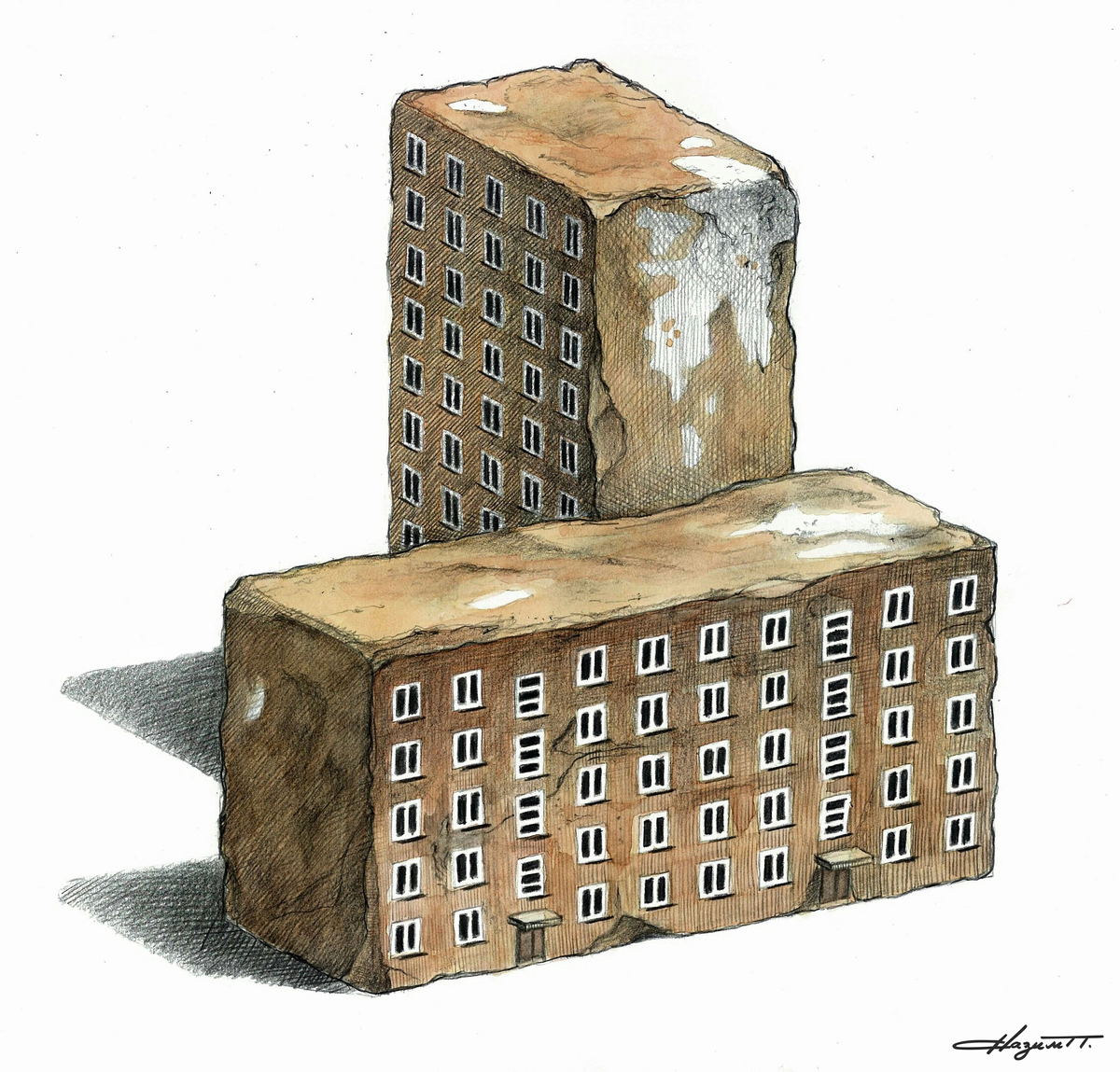 "Кирпичные дома", Павел Назим