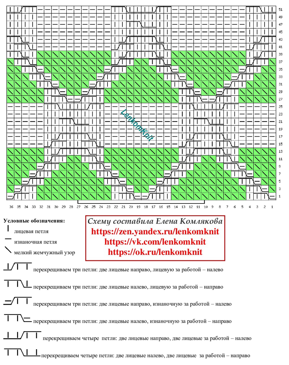 Топ с фактурным узором. Схема