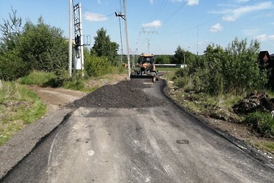    Дорога в п. Цюрюпы Воскресенского округа © Пресс-служба Министерства транспорта и дорожной инфраструктуры Московской области