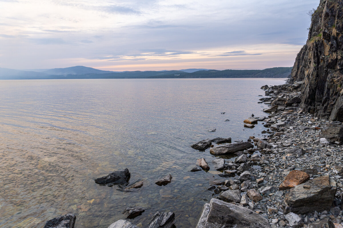 Озеро Тургояк прозрачная вода