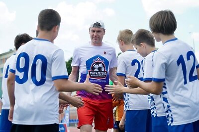    Легенды футбола сыграют с жителями Подольска © Пресс-служба Министерства физической культуры и спорта Московской области