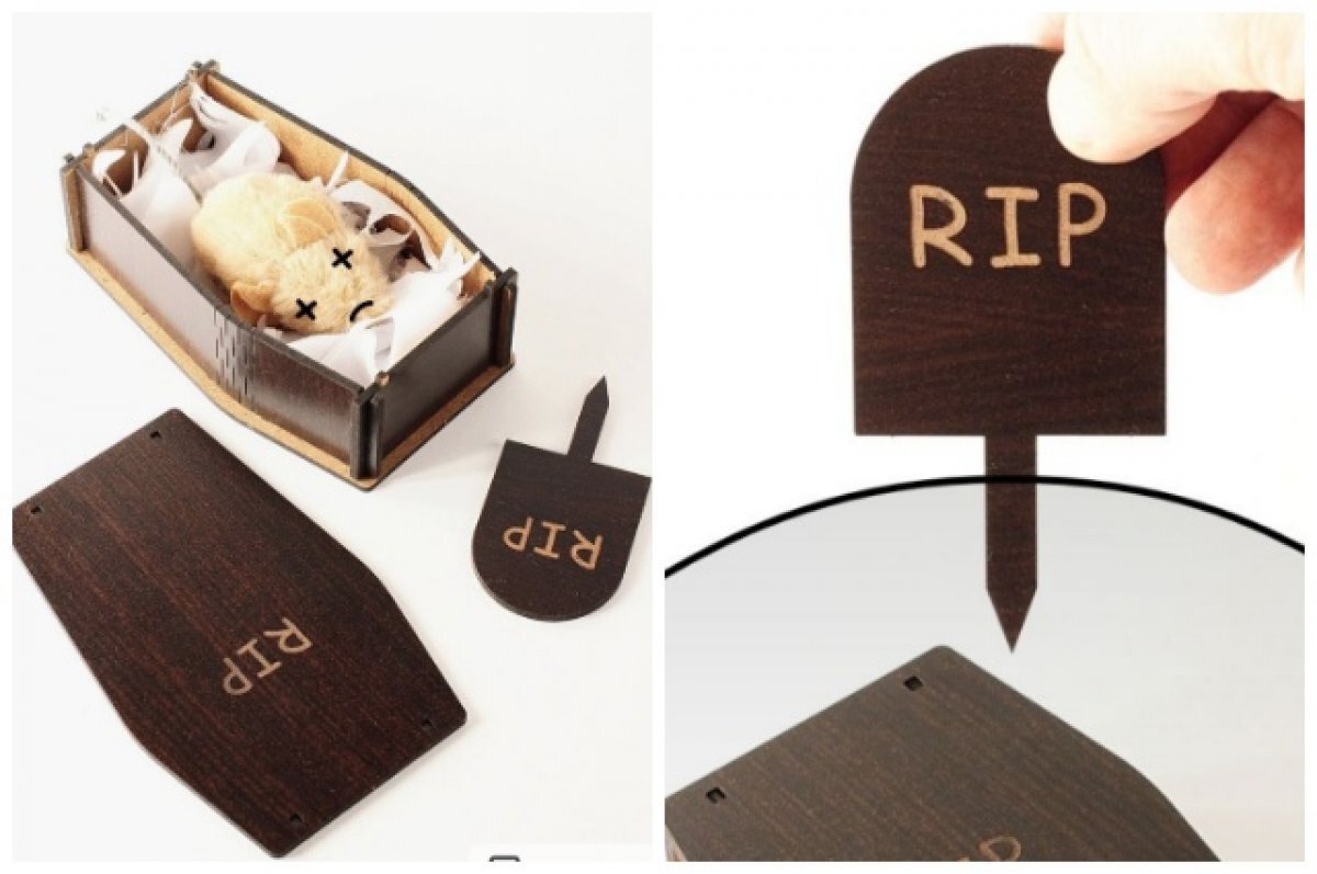    В Новосибирске продают необычные гробы для домашних питомцев