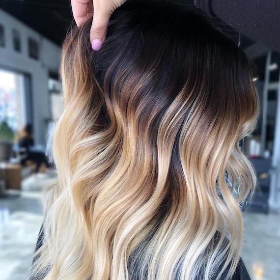 Reverse ombre: новый взгляд на цветное окрашивание | theGirl