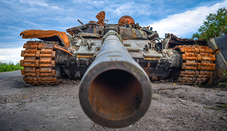 ФОТО: Подбитый танк. Из цитируемого источника