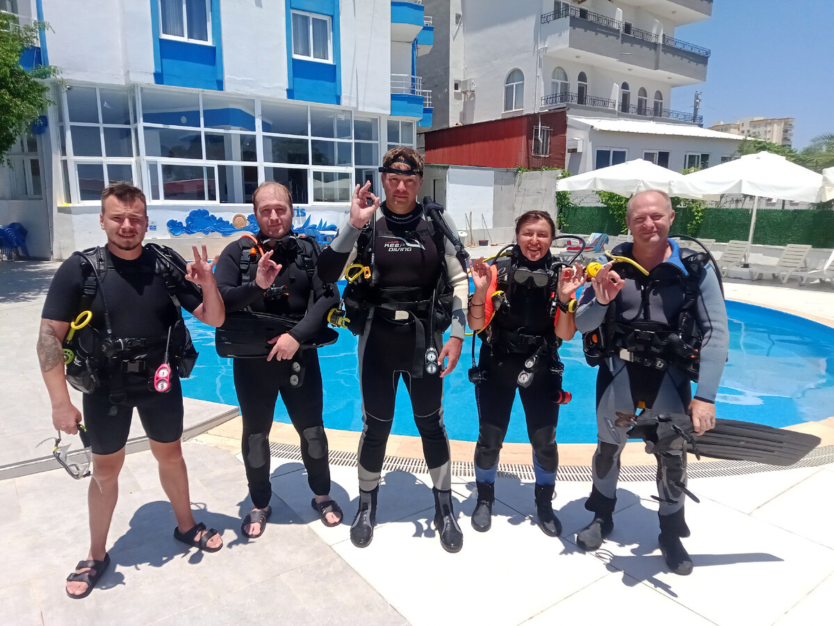 Моя команда в тот день. 