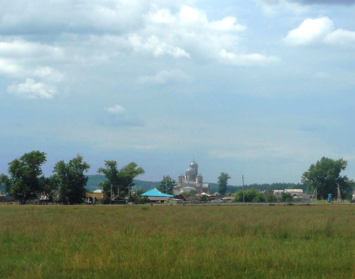 Вид села Вознесенка (фото 18.08.2014г.)