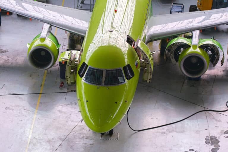    Самолет S7 Airlines на техобслуживании в ангаре S7 Technics в Новосибирске / ©S7 Airlines