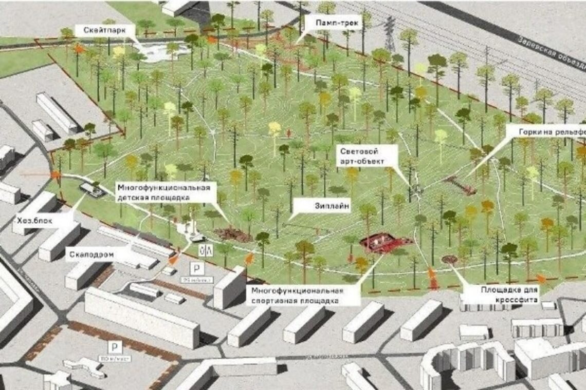 224 млн рублей направят на благоустройство парка на улице Молодежной в  Дзержинске | Дзержинские Ведомости | Дзен