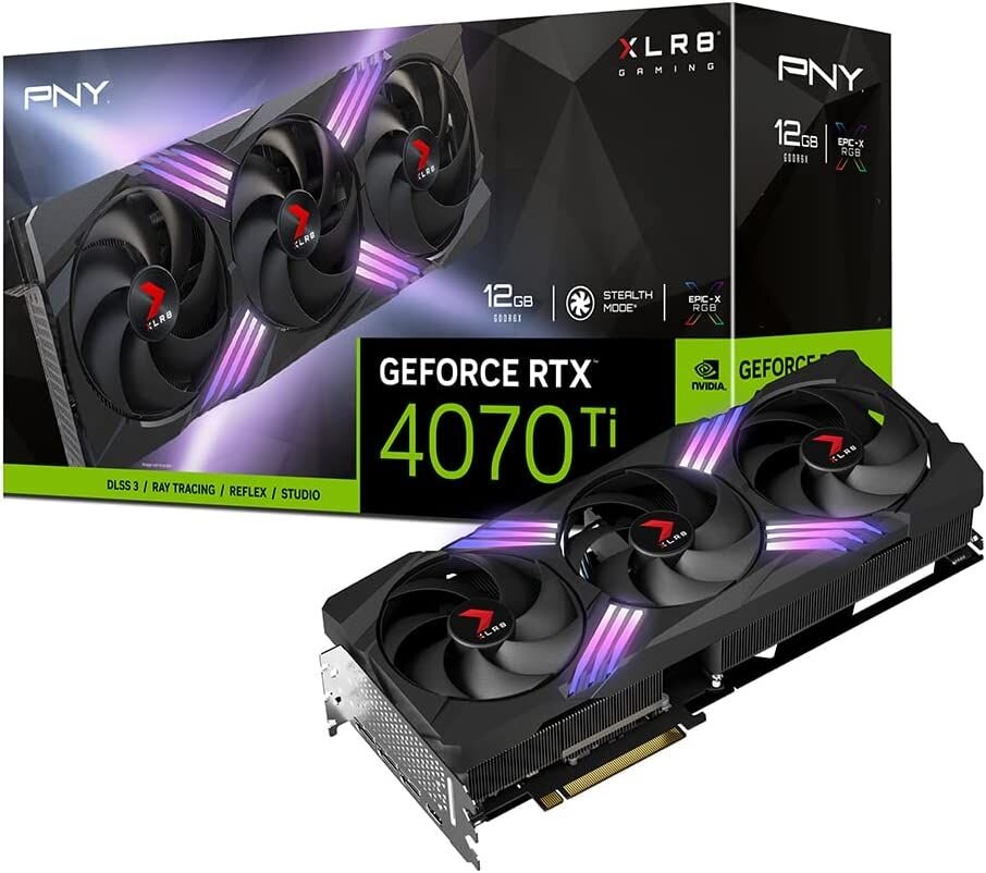 PNY RTX 4070 Ti 12GB XLR8 Gaming Verto Epic-X  $800