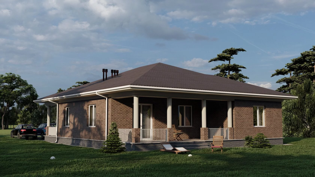 дом "Антарес" в КП "Подсолнух Парк"