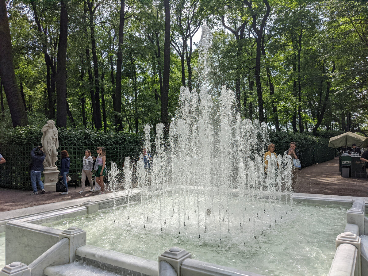 Фонтан в Летнем саду.