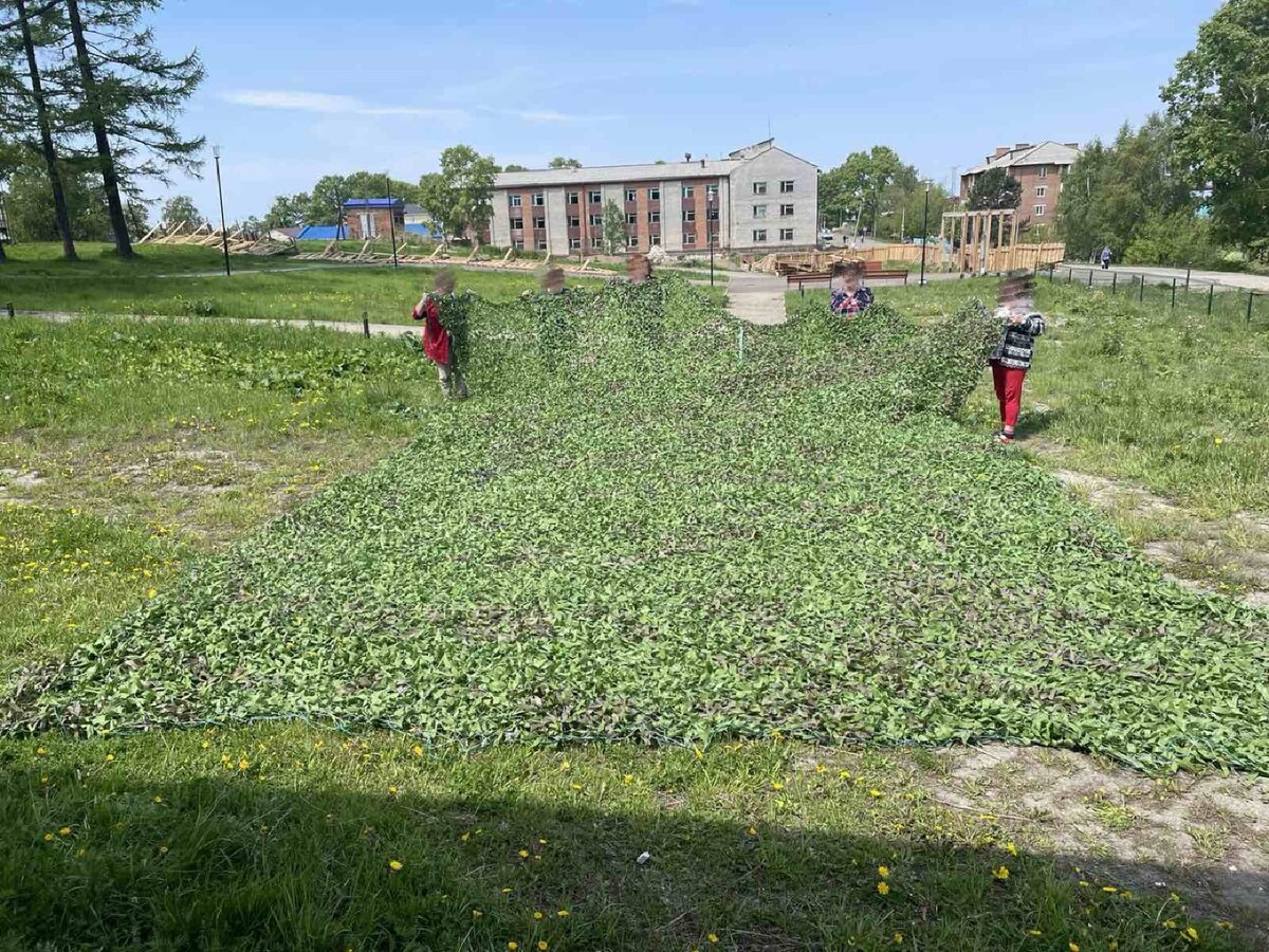 Готовая масксеть размером 12м*10м