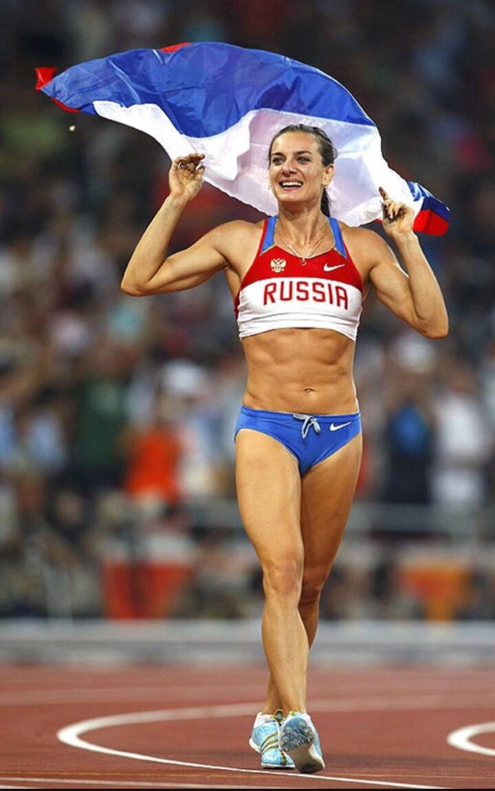 Спортсменка Елена Исинбаева