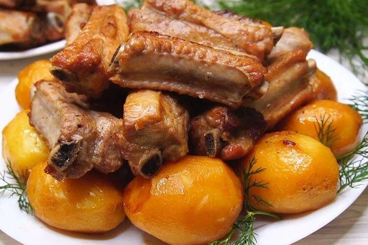 Рецепты свинины с картофелем