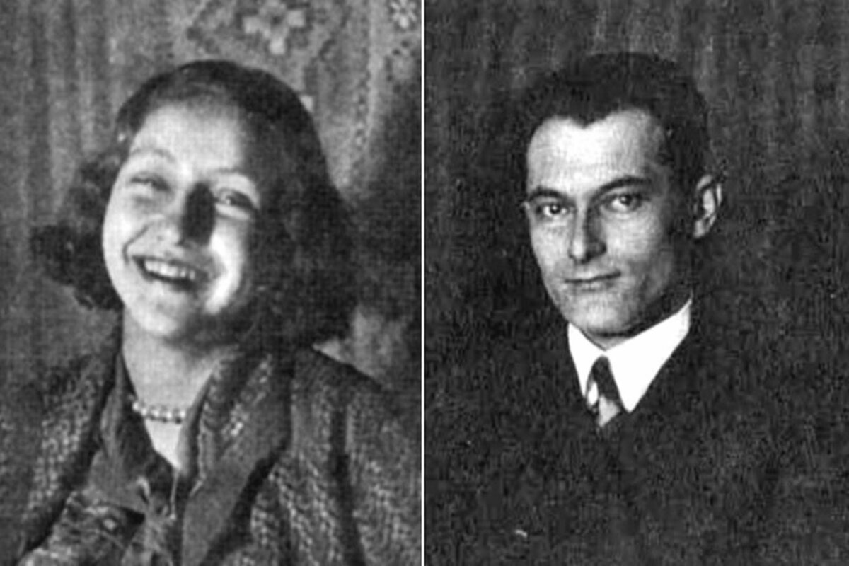 Валентина Грюнзайд и Евгений Петров