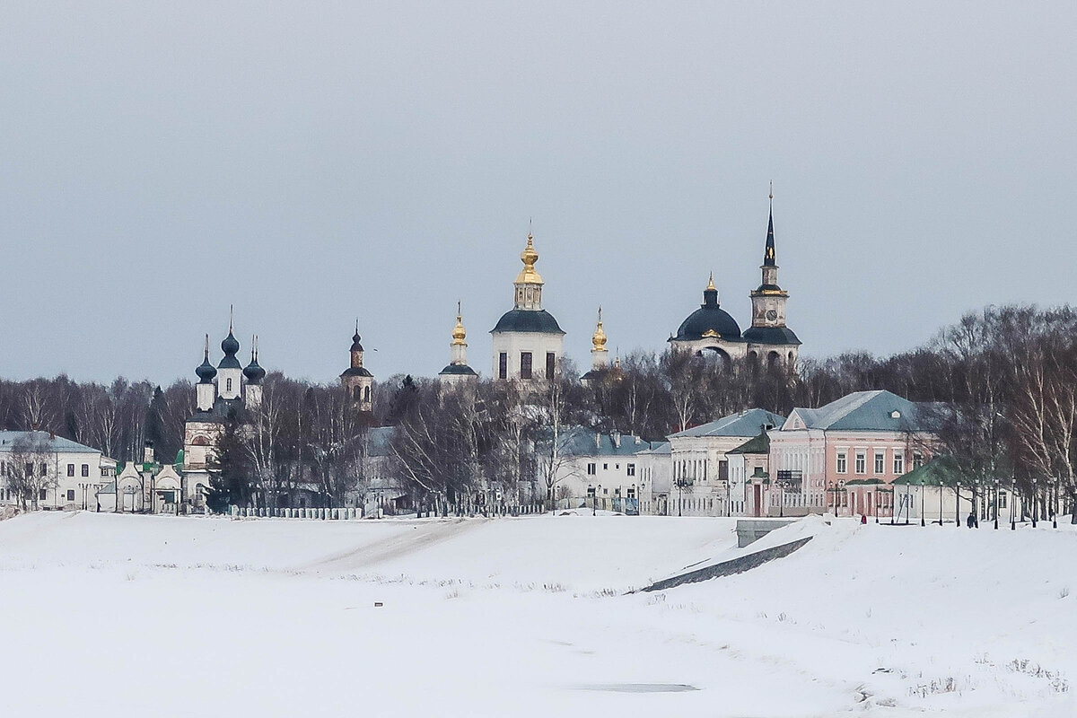 Вид с рек Сухона
