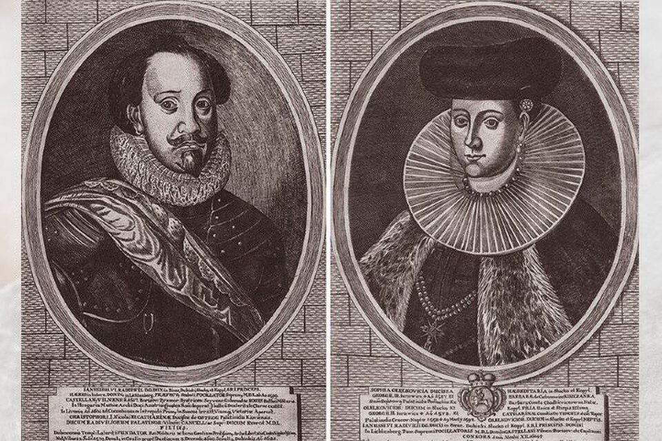     Князь Януш Радзивилл и княжна София. Фото: obitel-minsk.ru