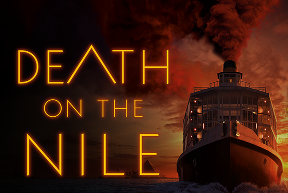 Нилу на английском. Death on the Nile 2022. Пуаро смерть на Ниле 2022. Death on the Nile 2022 poster.