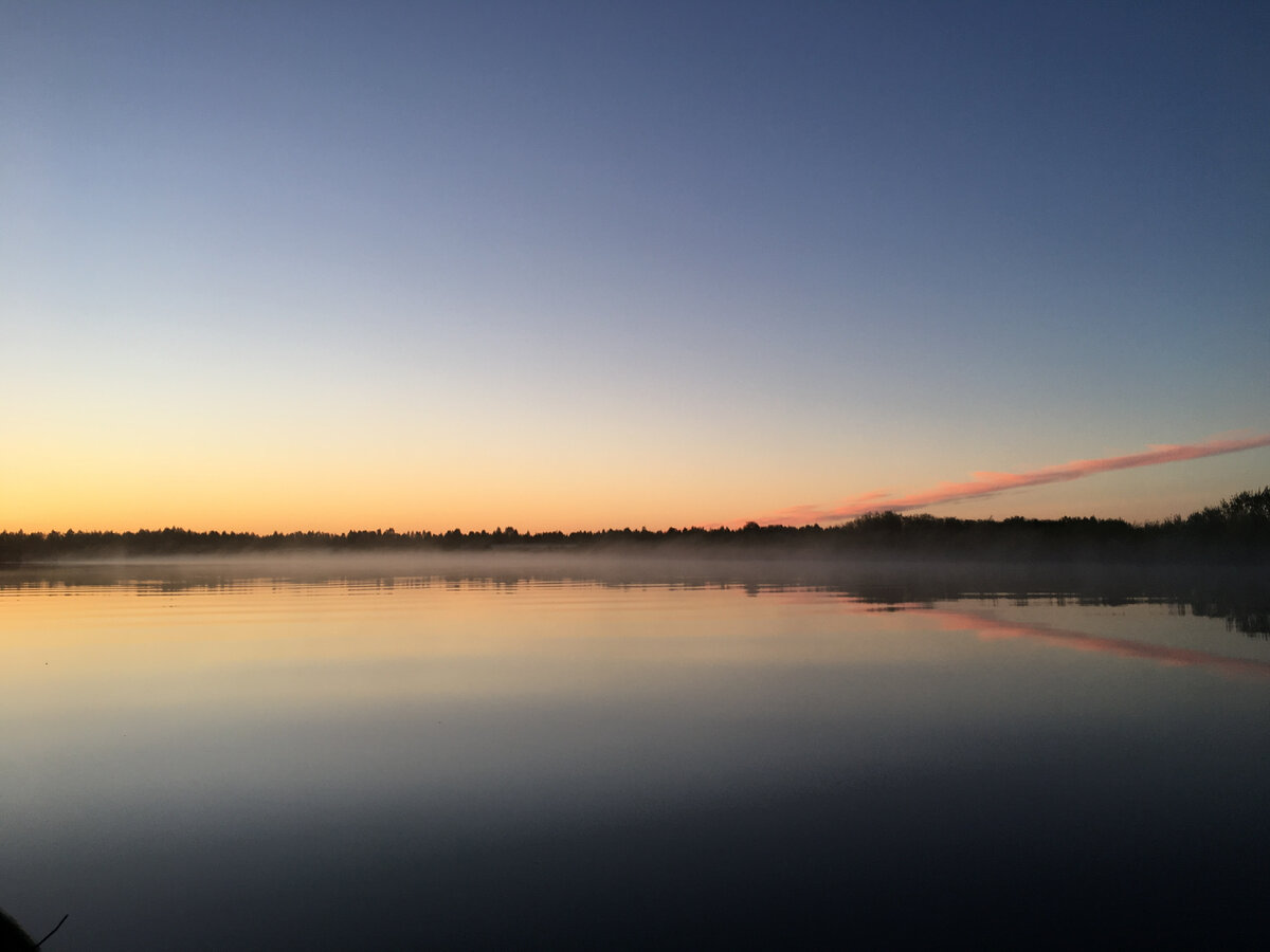 река Онега. Белые ночи