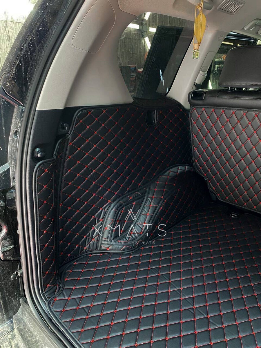 3D коврики из экокожи на Toyota Land Cruiser Prado 150