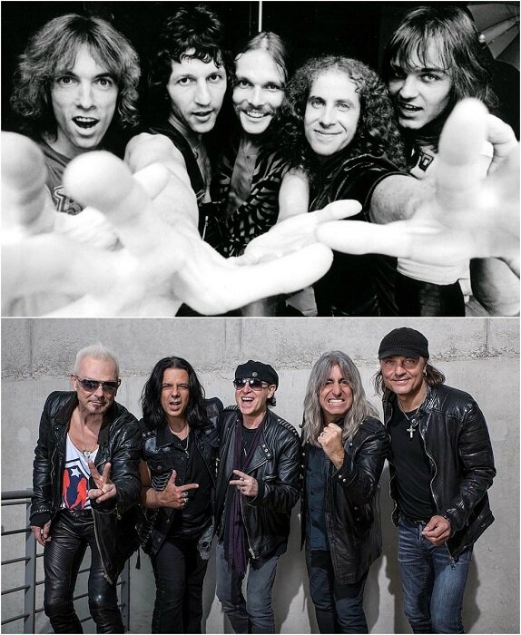 Scorpions в прошлом и настоящем веке.