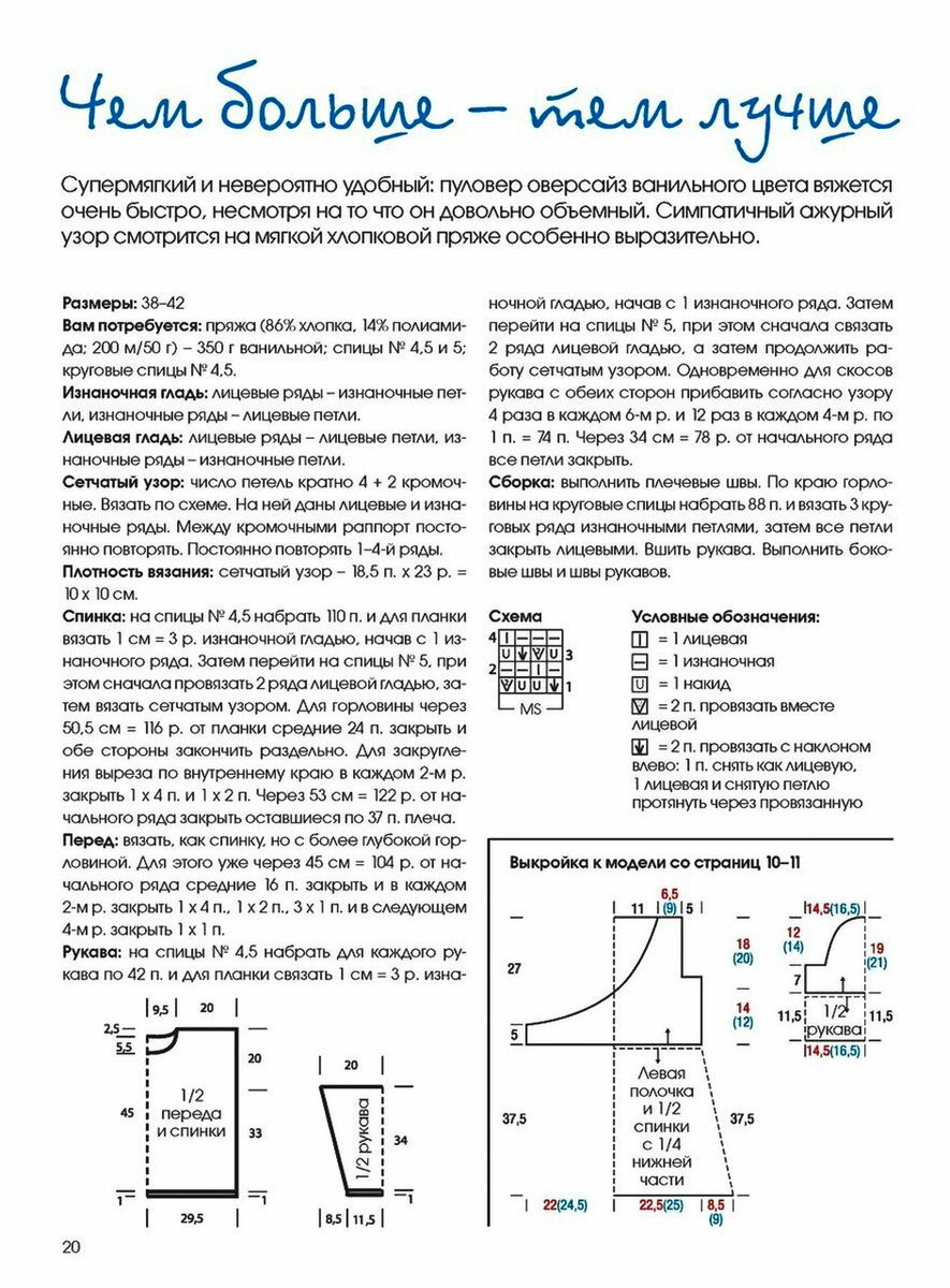 К лету от лучших мастериц! Пять красивых моделей для вязания (схема+описание)