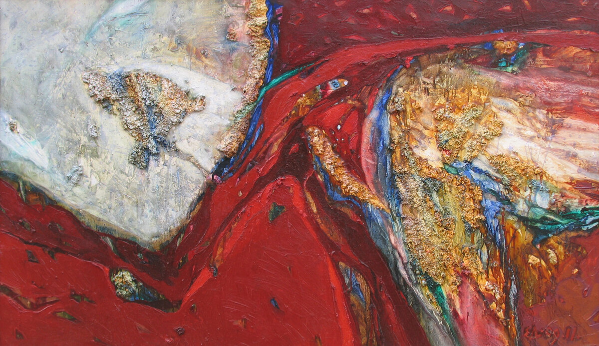 "Все меняется, ничто не исчезает" Евгений Дорохов. Холст / масло, 80/140 см, 2009 г.