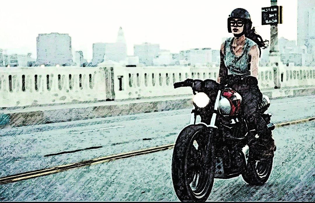 Тот самый мотоцикл для обучения.