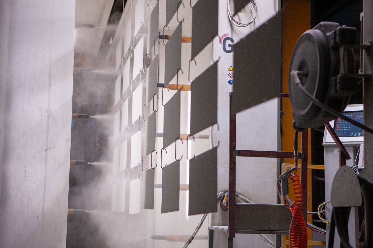 Процесс покраски