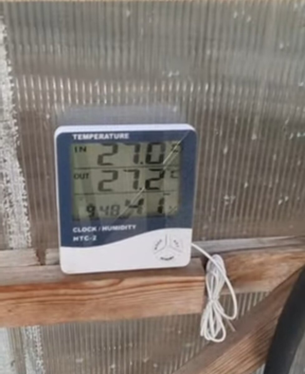 А на улице ещё холод. Поэтому нам так важна солнечная погода, пусть даже за бортом теплицы будет -10.