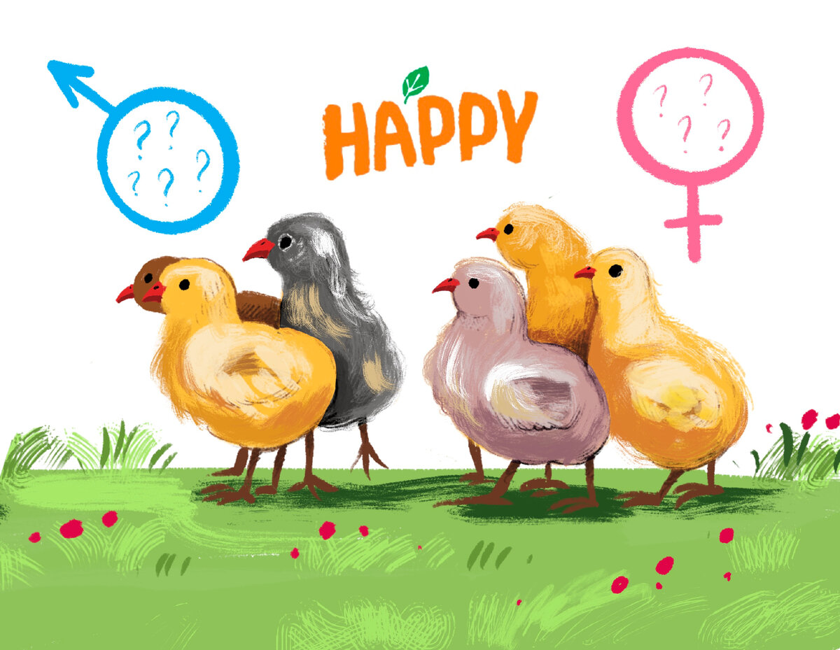 Различить пол суточных цыплят – совсем не простая задача