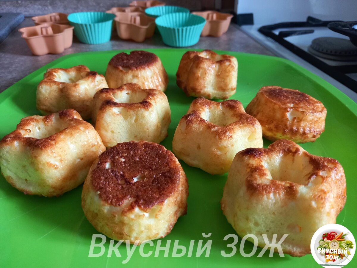 Кексы в силиконовых формочках