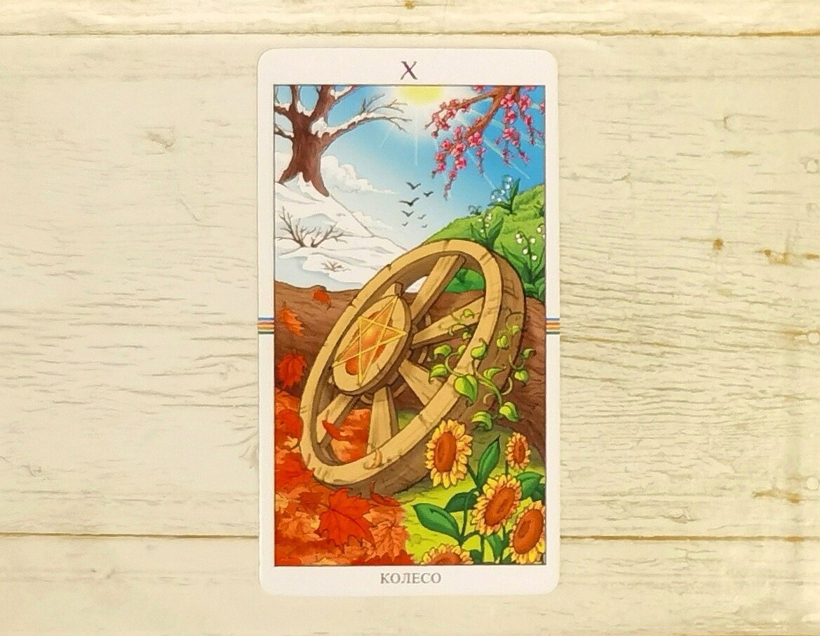 Аркан X "Колесо". "Таро Колесо года".