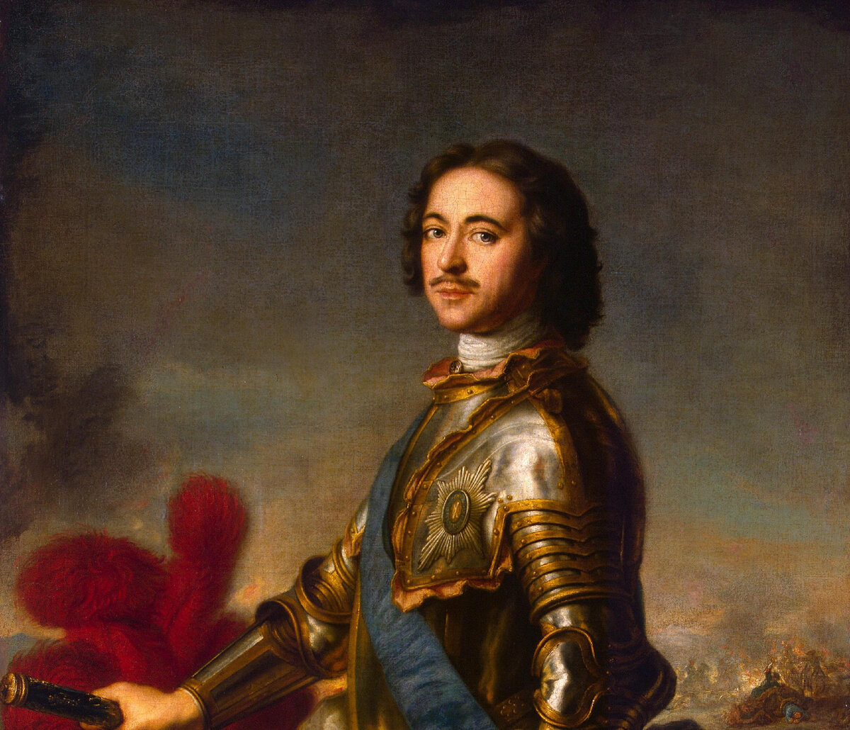Жан — Марк Натье. Портрет Петра первого. 1717 Г.