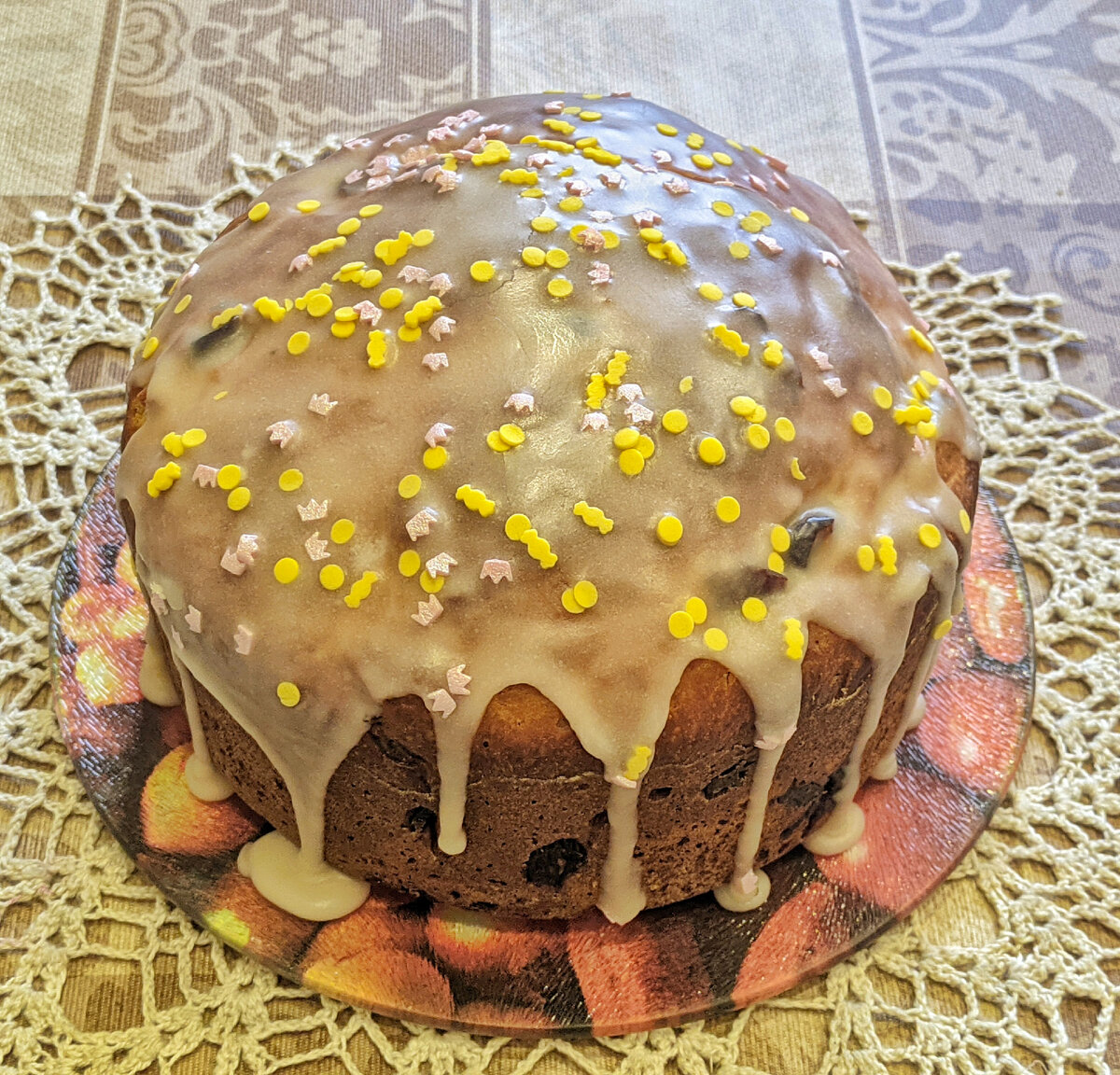 Он получился даже чуть выше, чем у меня